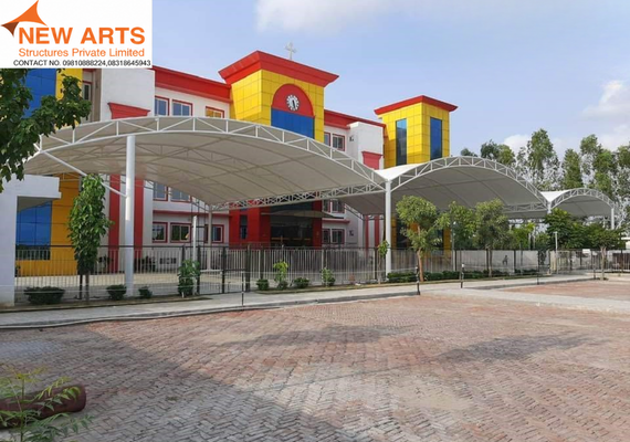 Tensile Cone Parking Structure Design