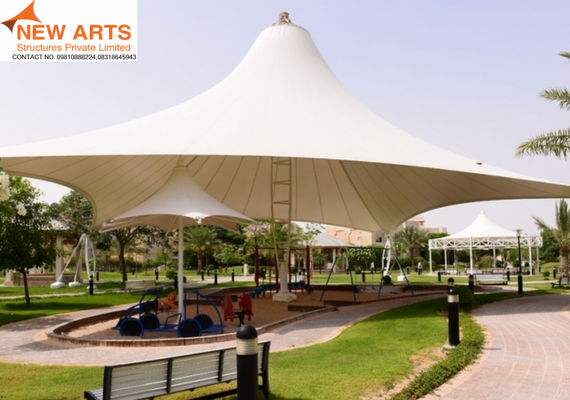 Walkway Tensile Pathway Structure Design